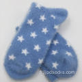 Chaussettes confortables bleues blanches super douces